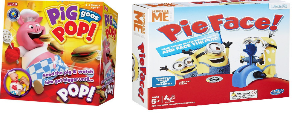 minion pie face game